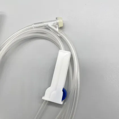 Latex Bubble Infusion Set With Y Injection Port