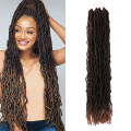 Extensión de pelo de ganchillo Goddess Soft Faux Locs 36 pulgadas