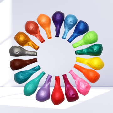 Factory Direct 18-inch Latex Biodegradable Metallic Chrome Balloon Party Decorations