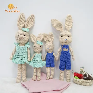 100% Cotton Amigurumi Crochet Baby Toys