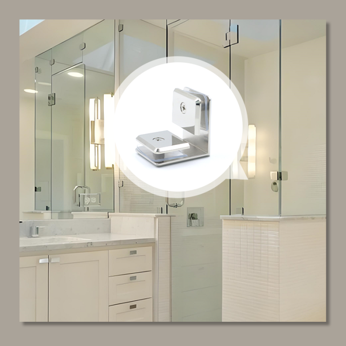 SVA-B4080B 90 Derece Camdan Cama Banyo Kelepçeleri