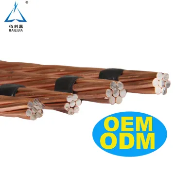Bare Copper Strand Earthing Connection Wire