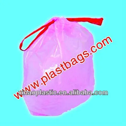 2014 most popular plastic drawstring bag