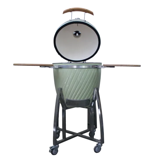 Auplex Smpker kamado 20 inch Charcoal BBQ Komado Green Ceramic Grill