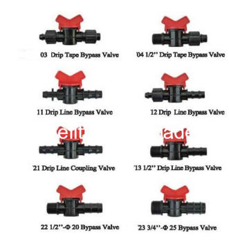 Drip Tape Bypass Valves, Drip Irrigatiion Systems