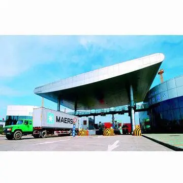 Transshipment via Hong Kong, by Truck