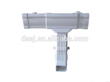 Easy Installation White 7'' PVC Rain Gutter