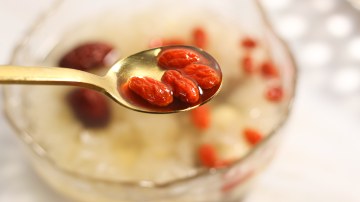 Healthy nutrition goji berries for tea