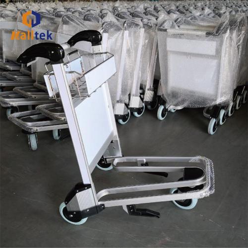 Hand Luggage Cart Aluminum Alloy Airport Hand Luggage Cart Manufactory