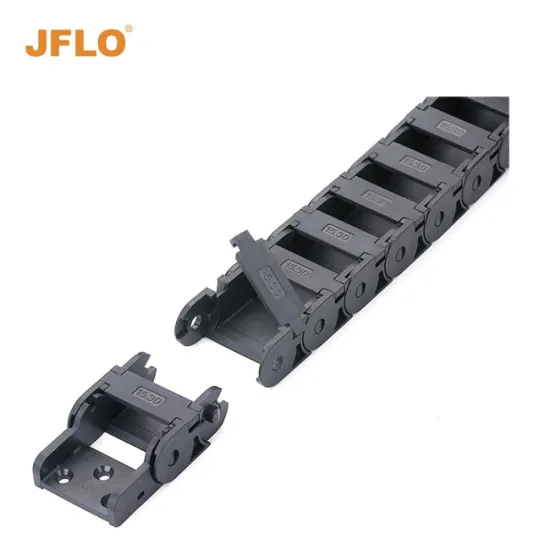 JFLO 18BF SCemi Closed Type Cable Chain / Drag Carrier Chain for Nylon/Plastic Applications