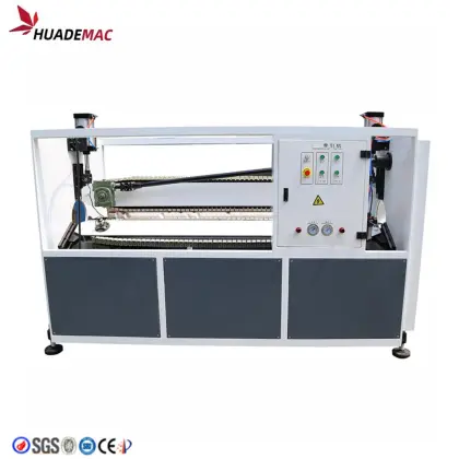 plastic pipe haul-off machine