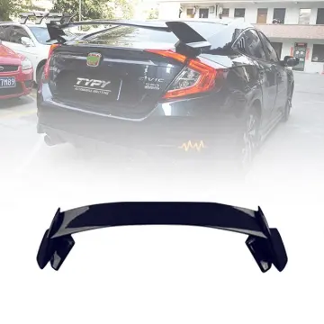 Glossy Black ABS High Quality Type-R Style Rear Spoiler for Honda Civic Sedan 2016-2021
