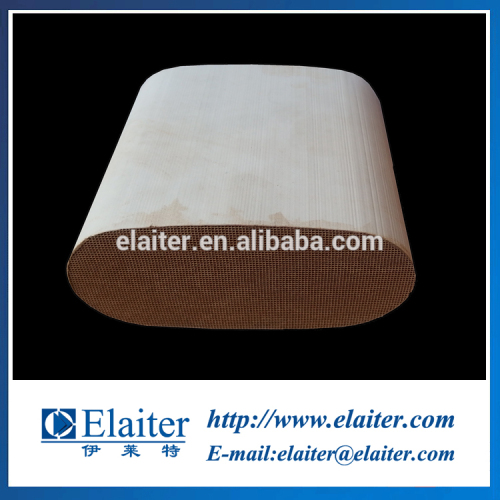 Ceramic honeycomb substrate catalyst with washcoat for non-road machine