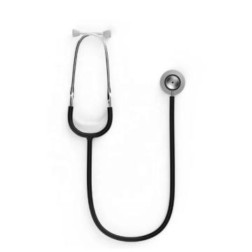 Professional Hospital Doctor Dual Head Stethoskop schwarz