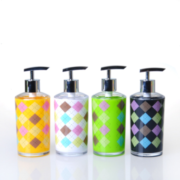 double thickness PS plastic lotion pump bottle