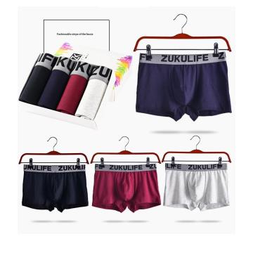 Boxers de culottes en coton pour hommes