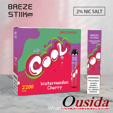 Watermelon ice Breze stiik Mega(2200+ puffs)