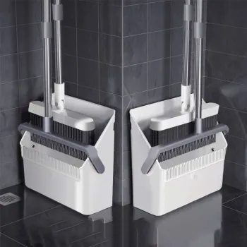 Foldable Non-Stick Hair Dustpan and Broom Set