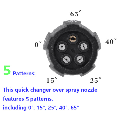 Nettoyeur haute pression lance Quick Jet 5in1 buse de pulvérisation