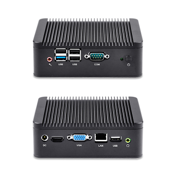 Qotom-Q190N-S02 Nato ITX Mini Computer 4G DDR3 RAM 128G MSATA HDD Desktop PC