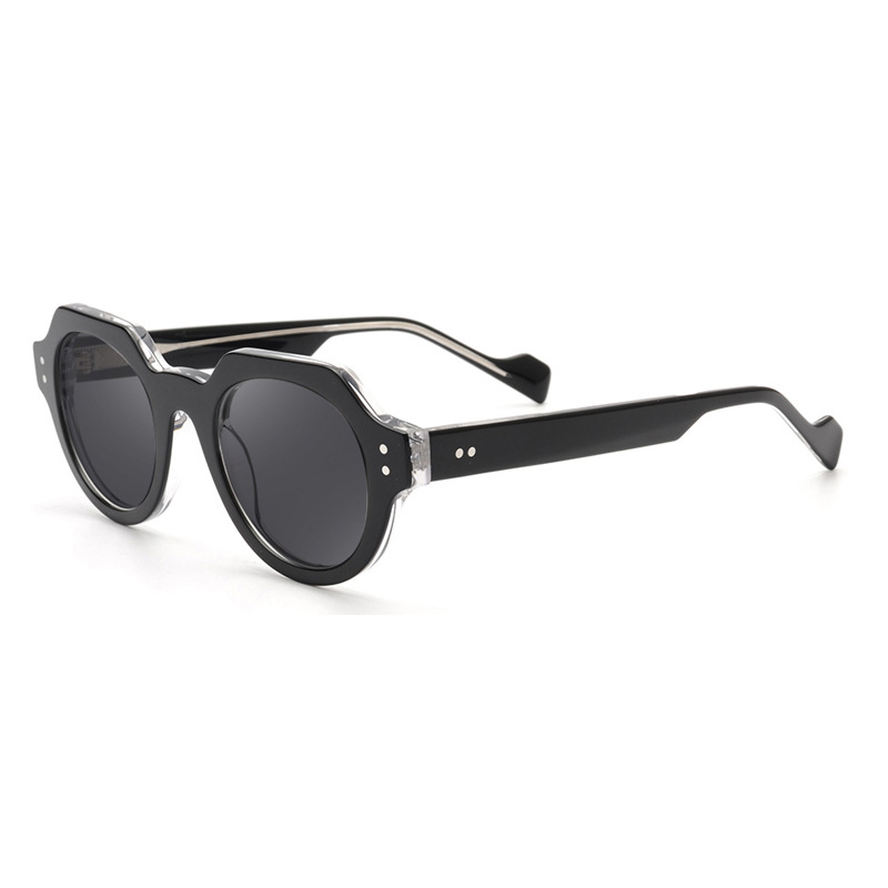 TAC Grey Lens Acetate Glasses Polarized