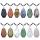 Greenjoan Healing Crystal Coffin Gemstone Prendant Colliers