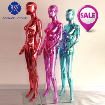 Hot colored abstract chrome cheap cheap cheap full body mannequin