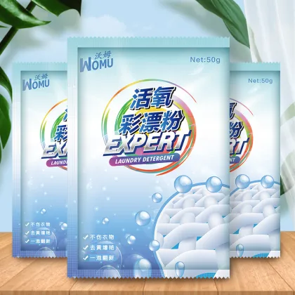 Laundry Detergent Household Cleaning Chemicals liquido para lavar ropa Portable washing powder Travel wear 50g Phosphorus free