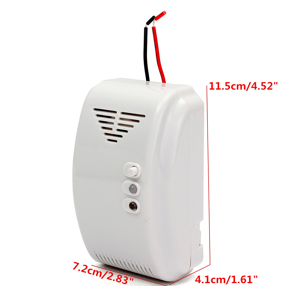 Hot Sale 12V Combustible Gas Leak LPG Natural Gas Detector Propane Alarm for RV Van Boat