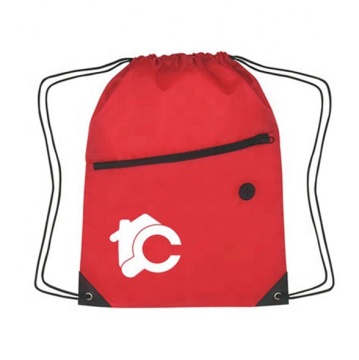 Tas Drawstring Zipper Promosi Kustom - Harga Terjangkau