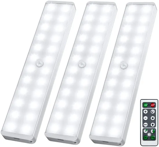 Wireless Rechargeable Motion Sensor Cabinet Light: Newest Version for Convenient Under-Cabinet Illumination