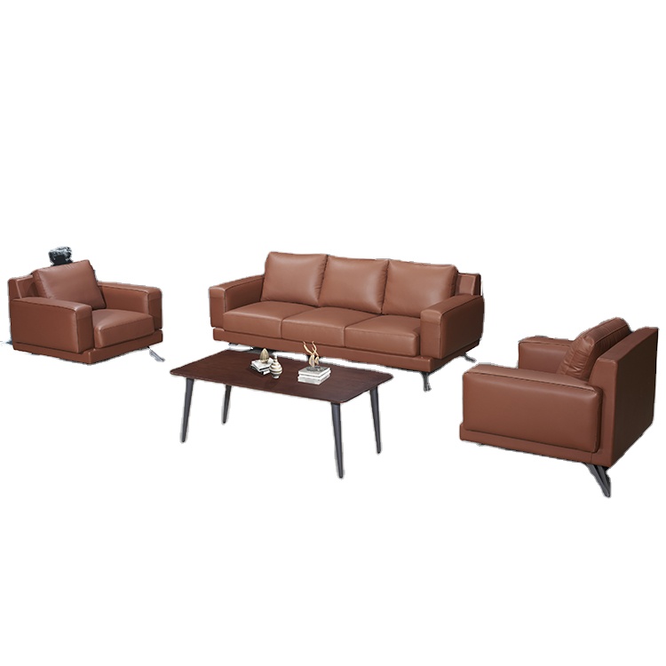 Dious Manufacturer Commercial Furniture Modern New Design PU Leather Office Sofas