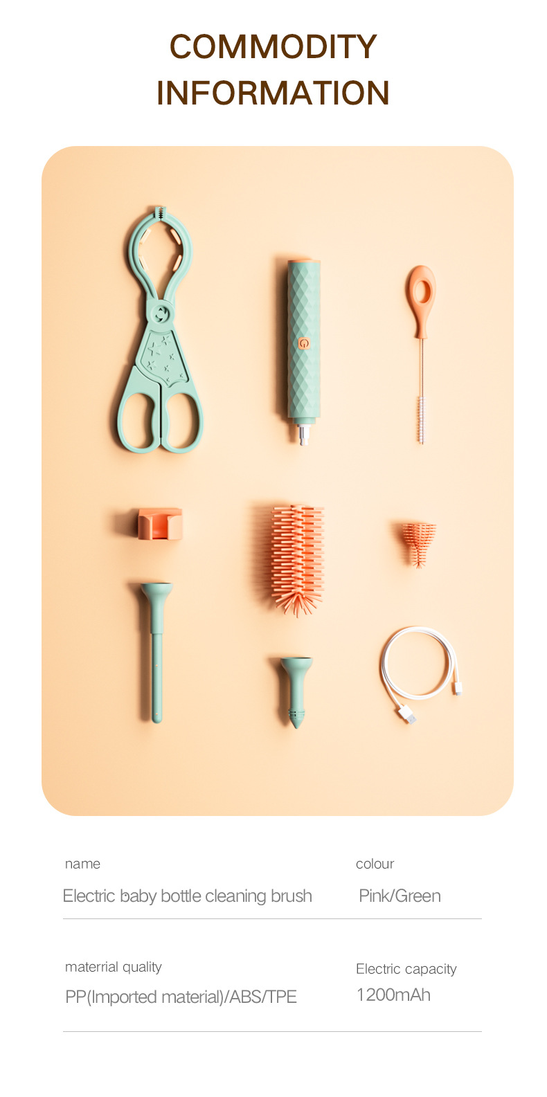 silicone bottle brush MFZ-BB005