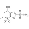 5,6-Dihidro-4-hidroxi-6-metil-4H-tieno [2,3-b] tiopiran-2-sulfonamida 7,7-dióxido CAS 120279-26-7