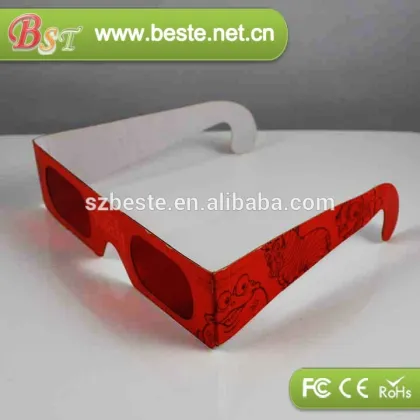 NEW! eco-friendly custom paper decoder 3d glasses