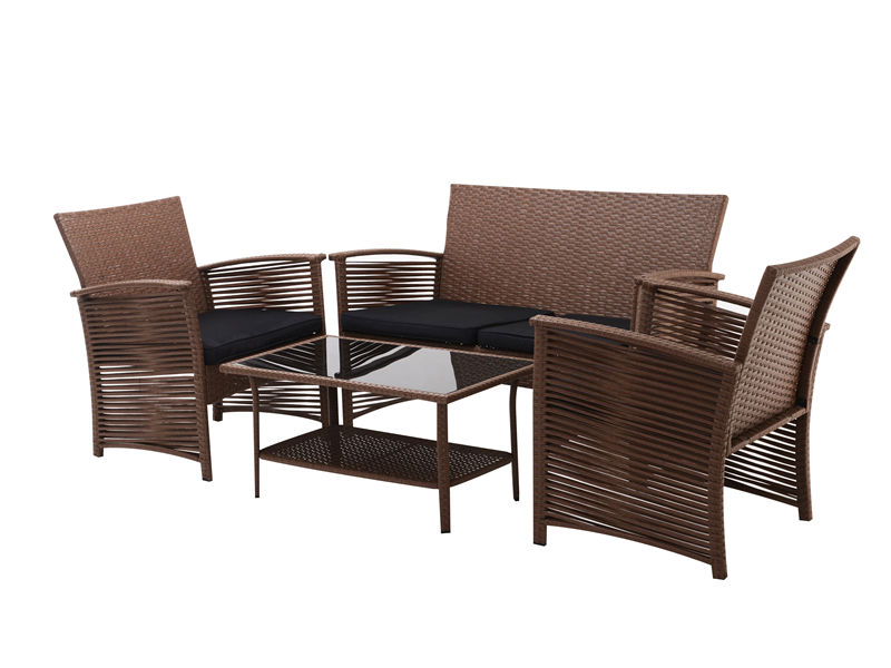 4pc Rattan sofa garden furniure set S2802