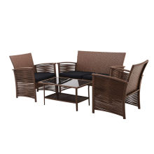 4pc Rattan sofa patio furniure set