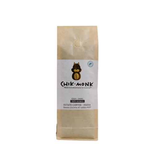 PLA Kraft Paper 250G 340G 500 g 1 kg 2kg composteerbare koffiezakken met klep