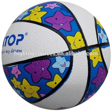 mini soft leather basketball / good quality basketball photo printing