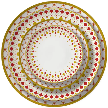 Wholesale European Bone China Dinner Plates and Porcelain Charger Plates for Country Fashionable Dinner Sets