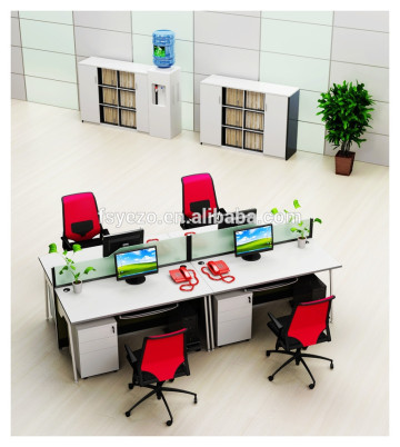 Light weight market size of 4 person office workstation furniture