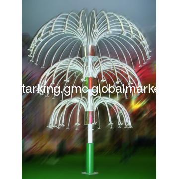 LED white fountain fireworks light