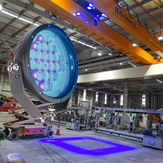 RED Line Safety Crane Lighting - Warehouse Overhead Crane Safety Systems