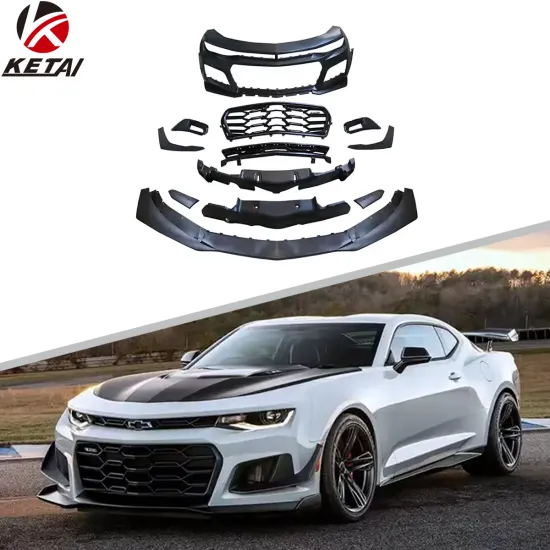 1LE Style Body Kit Front Bumper Lip for Chevrolet Camaro 2016-2018