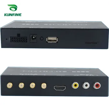 12V-24V Digital Box For Tv TV Tuner Receiver Car ISDB-T Set Top Box Full One Seg Mini B-cas Card With Four Tuner Antenna