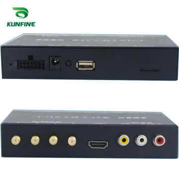 12V-24V Digital Box For Tv TV Tuner Receiver Car ISDB-T Set Top Box Full One Seg Mini B-cas Card With Four Tuner Antenna