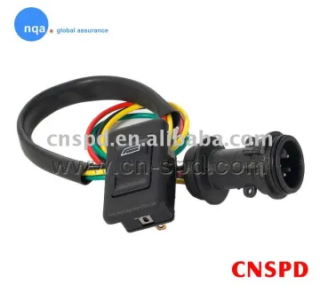 MAN truck window lifter switch with wire and connector