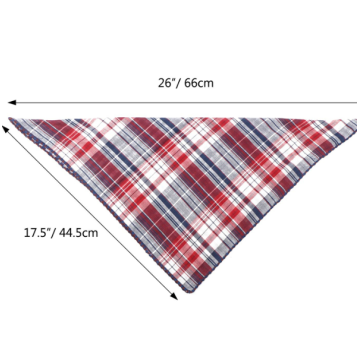 オーガニックコットンペットドッグバンダナ