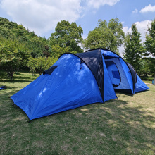 Toffer Dome Tent Family 6 - 6 Person Waterproof 2 Room Tent for Camping & Hiking