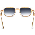 White Diamond Buffalo Horn Sunglasses